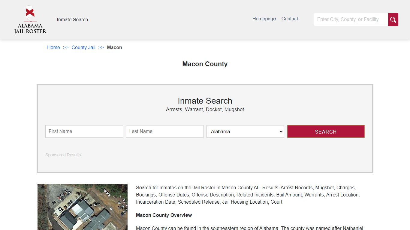 Macon County | Alabama Jail Inmate Search